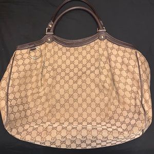 100% AUTHENTIC GUCCI CANVAS SUKEY BAG